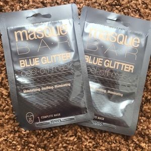 Masque bar blue glitter peel off mask